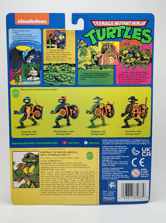Teenage Mutant Ninja Turtles- Michelangelo with Storage Shell