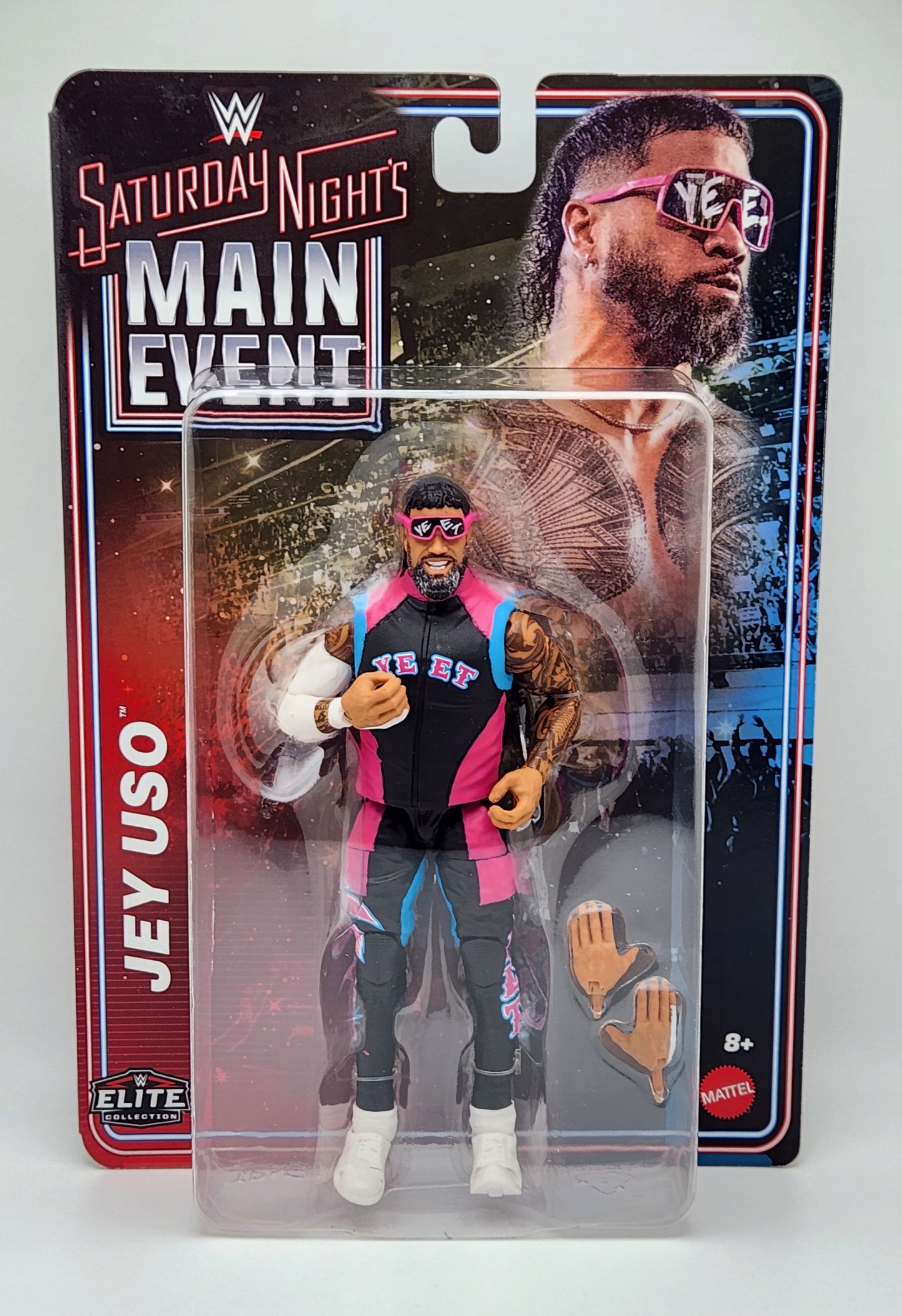 WWE Elite Collection Series- Saturday Night's Main Event Series 1- Jey Uso (YEET)