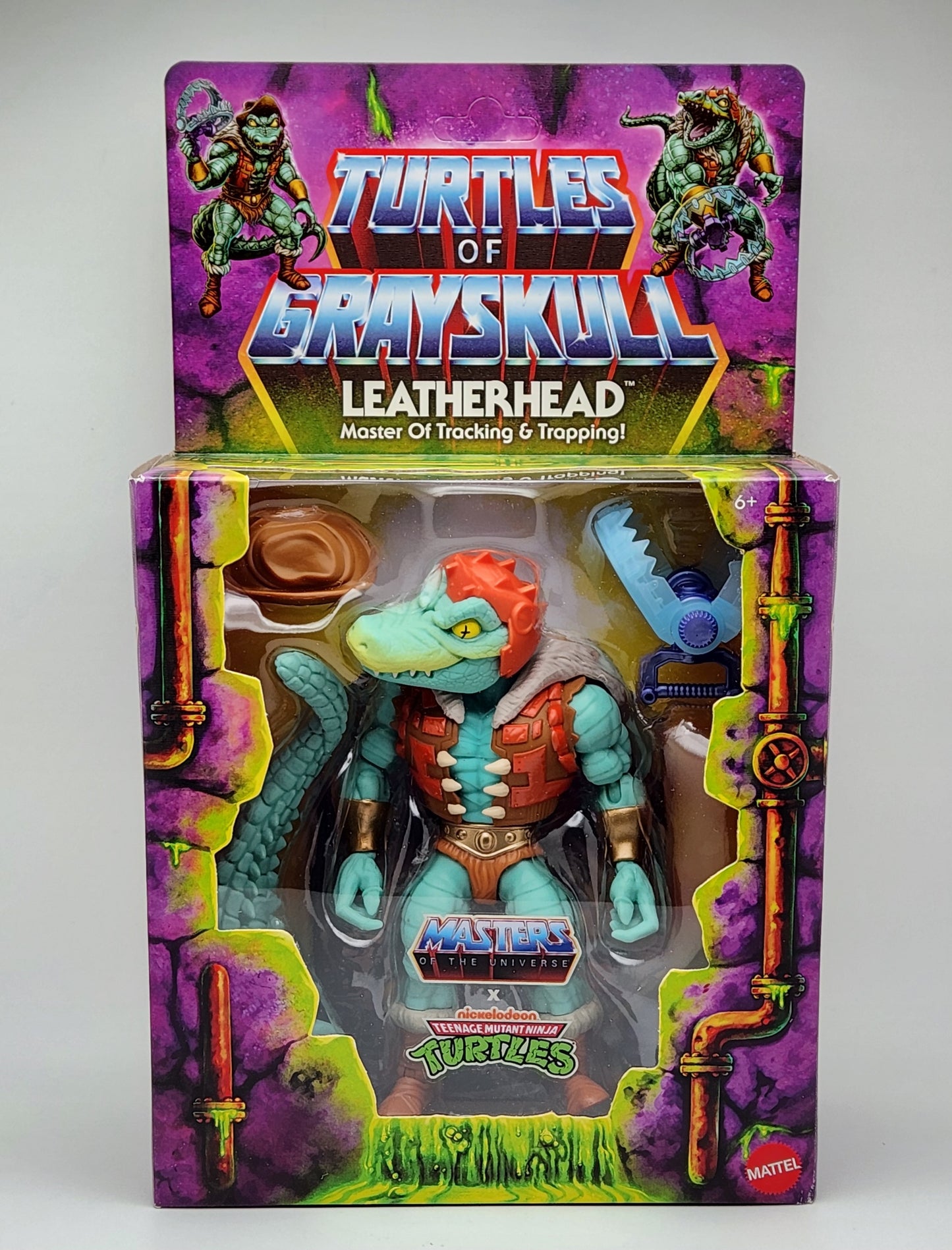 Teenage Mutant Ninja Turtles x Masters of the Universe: Turtles of Grayskull- Leatherhead