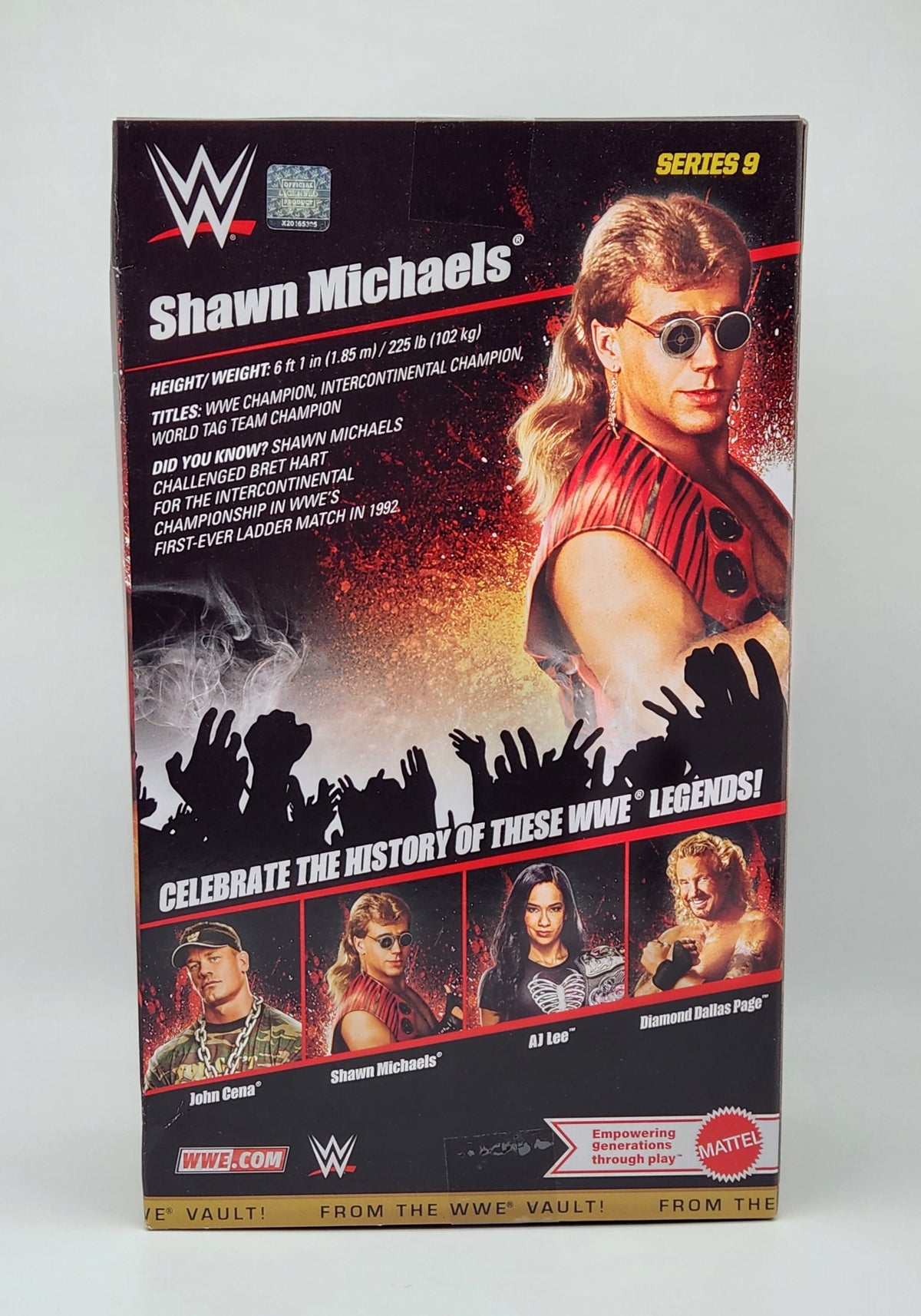 WWE Elite Collection Series- From The Vault Series 9- Shawn Michaels (Heartbreak Kid)