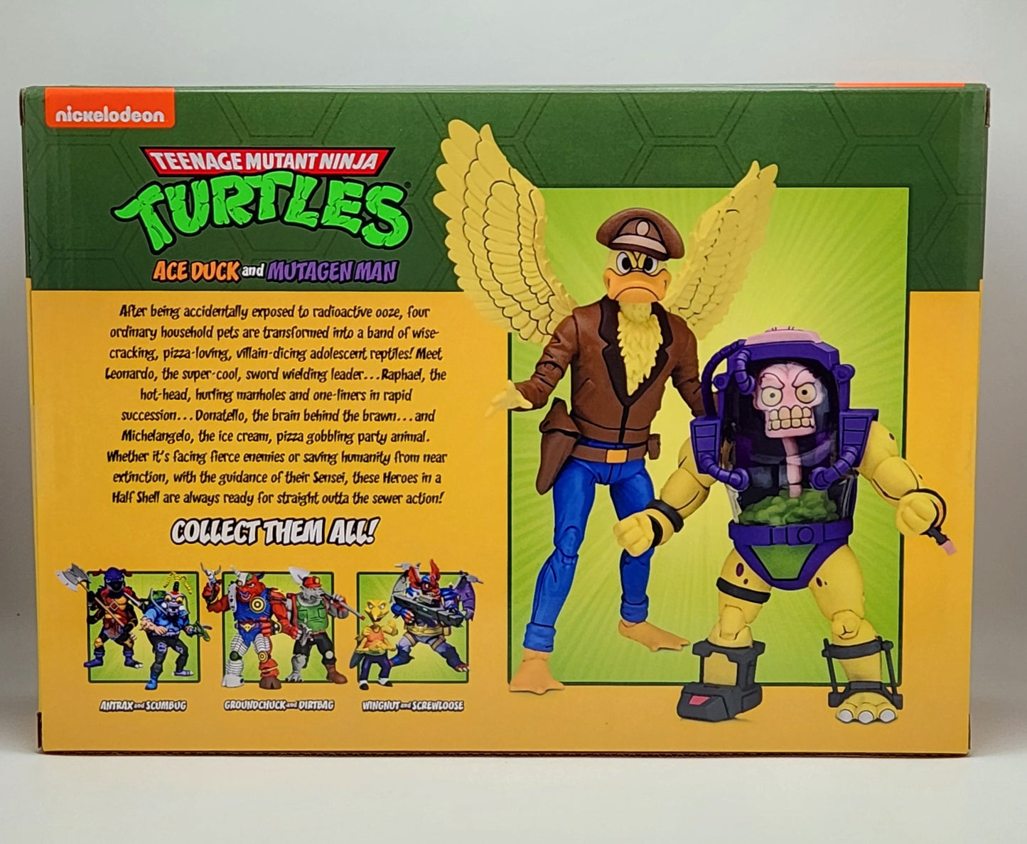 Teenage Mutant Ninja Turtles- Ace Duck & Mutagen Man (2-pack)NECA