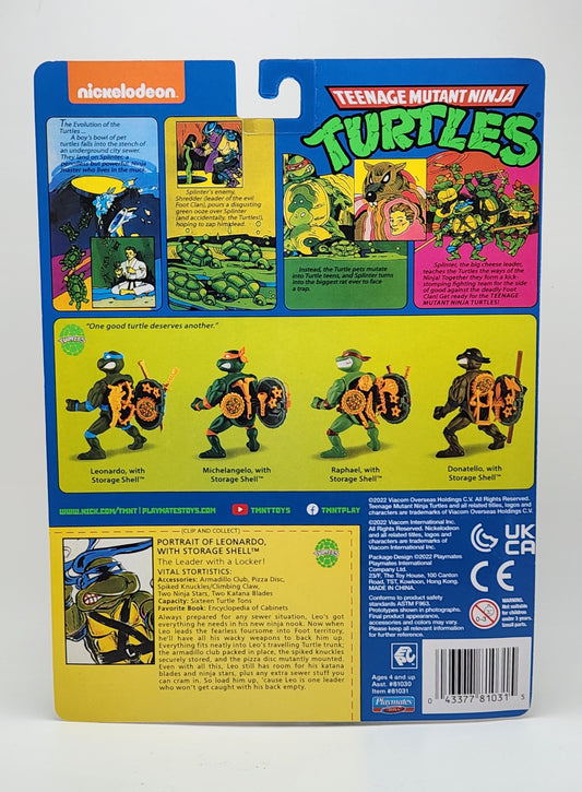 Teenage Mutant Ninja Turtles- Leonardo with Storage Shell