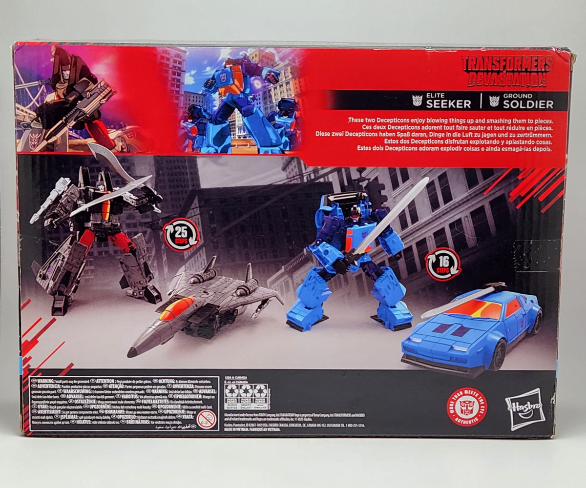 Transformers Devastation- Studio Series- Elite Seeker and Ground Soldier (2-pack)