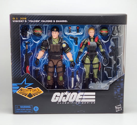 G.I. Joe Classified Series- Vincent R. "Falcon" Falcone & Quarrel (Night Force)