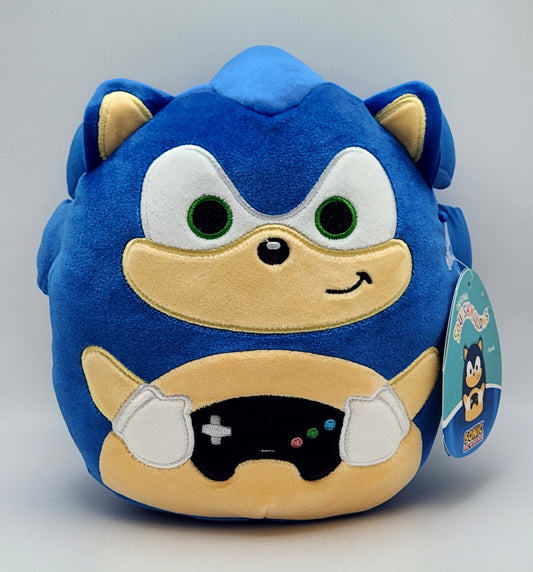 Squishmallows- Sonic the Hedgehog- Gamer Sonic the Hedgehog (8")