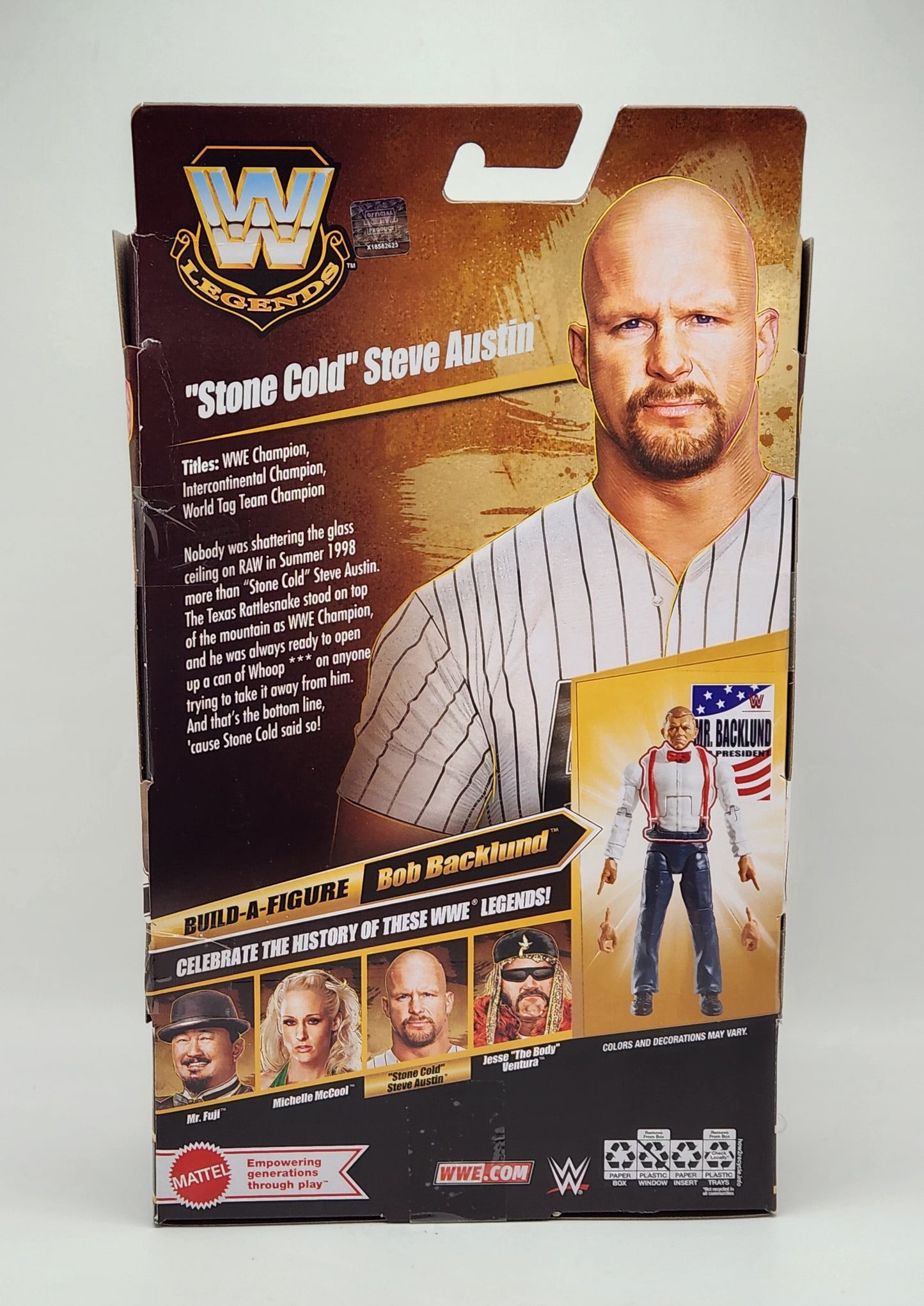 WWE Elite Collection Series- WWF Legends- "Stone Cold" Steve Austin
