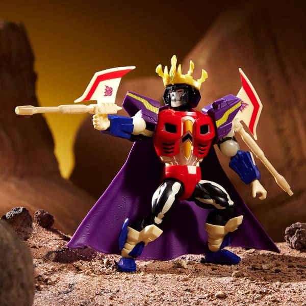 Masters of the Universe Origins x Transformers- Starscream Armor Scare Glow