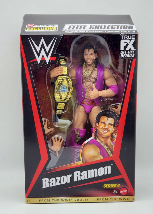 WWE Elite Collection Series- From The Vault Series 4- Razor Ramon (Purple Outfit)