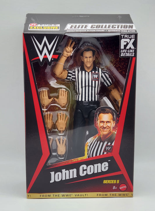 WWE Elite Collection Series- From The Vault Series 5- John Cone (Referee)