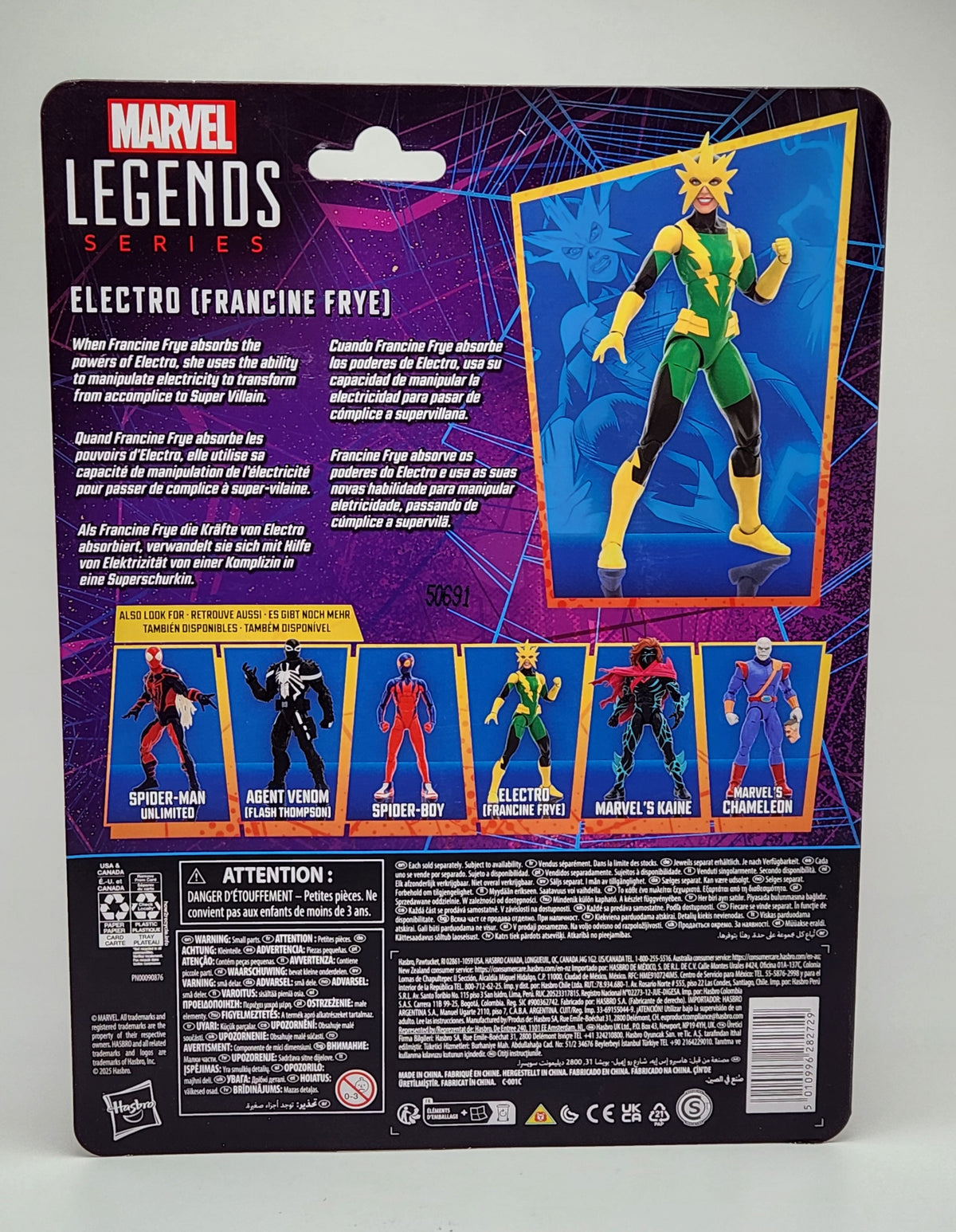 Marvel Legends Retro Collection Series: Spider-Man: Electro (Francine Frye)