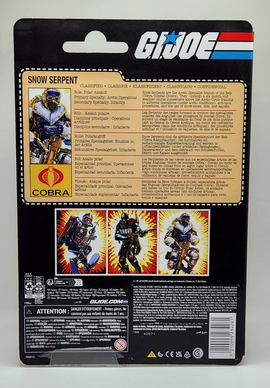 G.I. Joe Classified Series- Retro Cardback- Snow Serpent