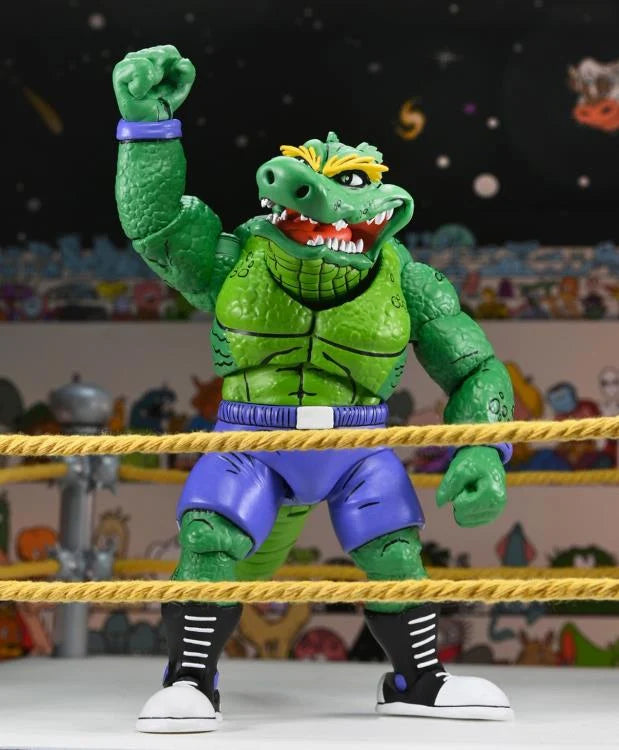 Teenage Mutant Ninja Turtles- Stump Wrestling Leatherhead (NECA): Eastman and Laird's