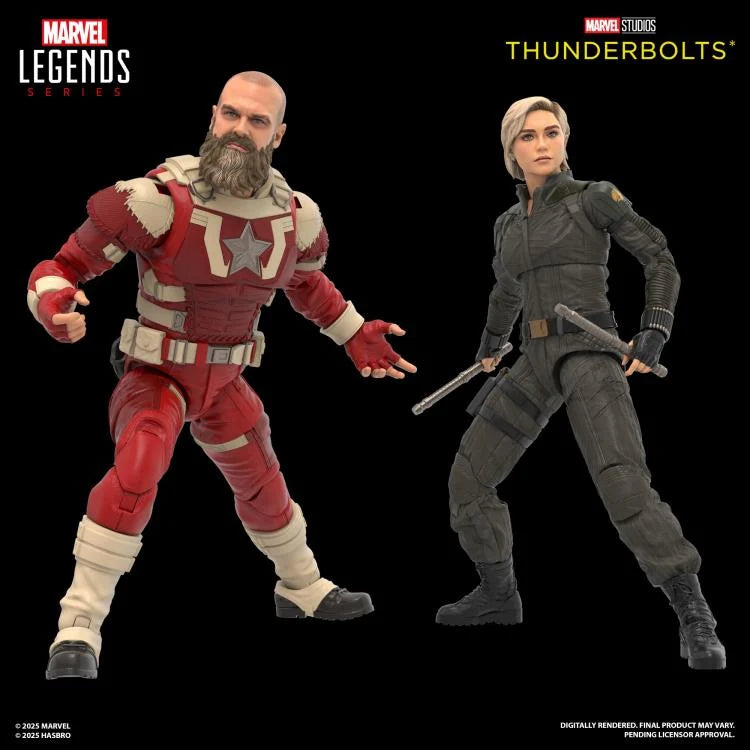 Marvel Legends Series Collection- Thunderbolts- Yelena Belova & Red Guardian (2-pack)