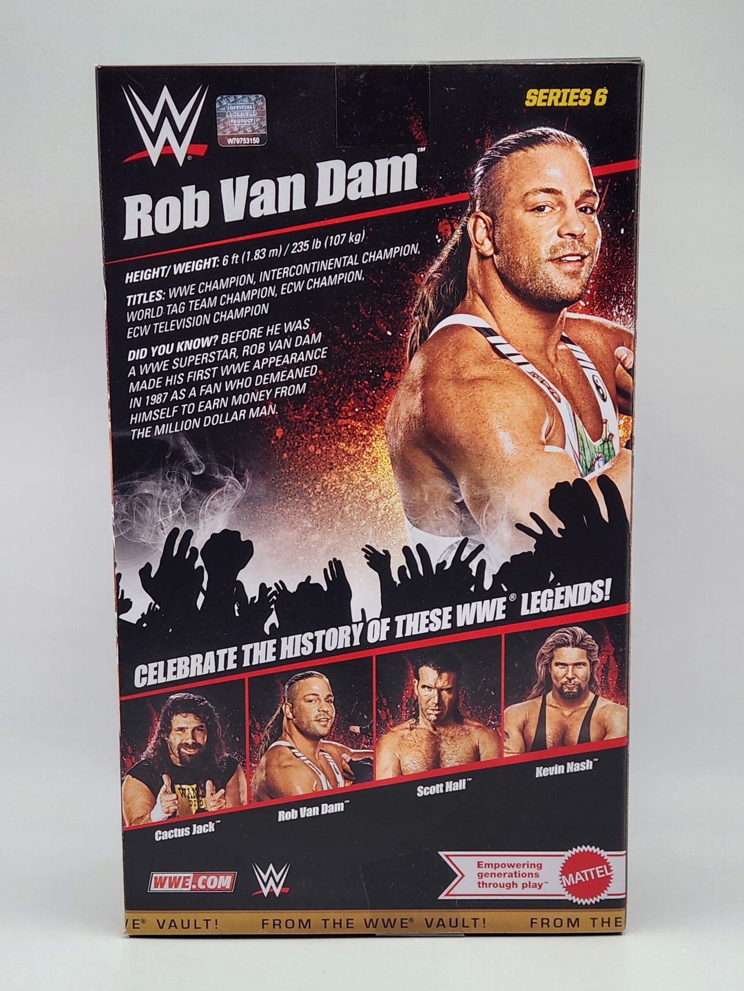 WWE Elite Collection Series- From The Vault Series 4- Rob Van Dam