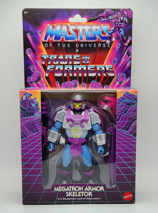 Masters of the Universe Origins x Transformers- Megatron Armor Skeletor