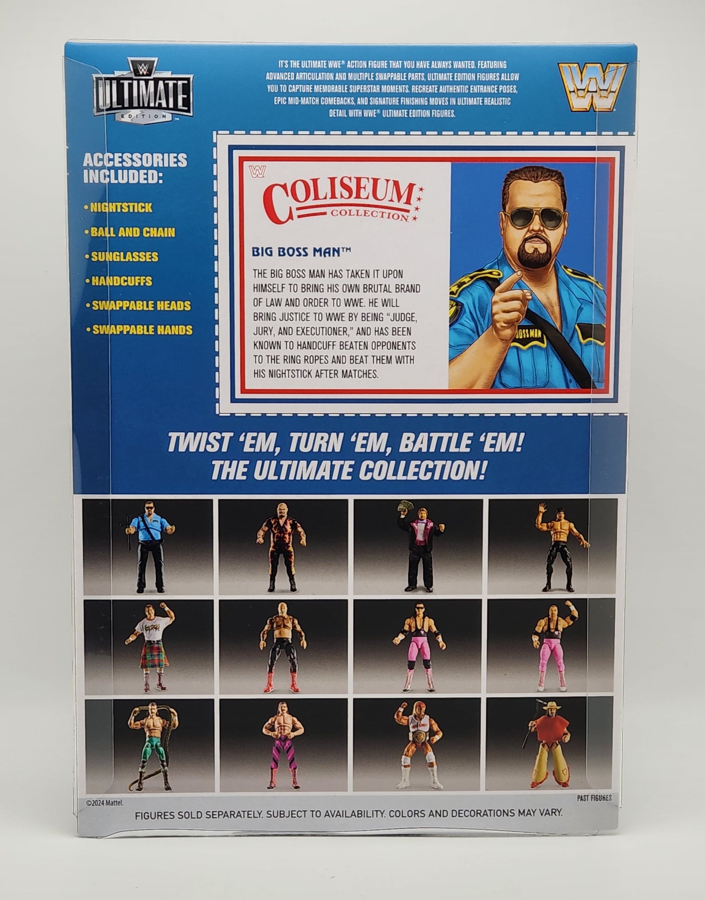 WWE Ultimate Edition- Coliseum Collection- Bam Bam Bigelow & Big Boss Man (2-pack)