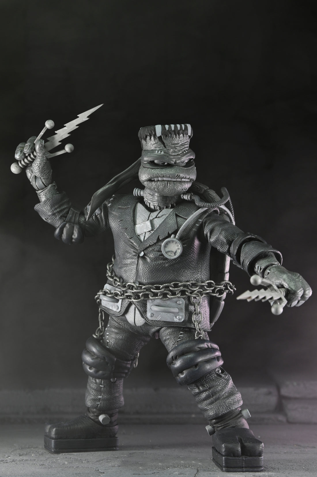 Teenage Mutant Ninja Turtles x Universal Monsters- Ultimate Raphael as Frankenstein's Monster (B&W Version) NECA