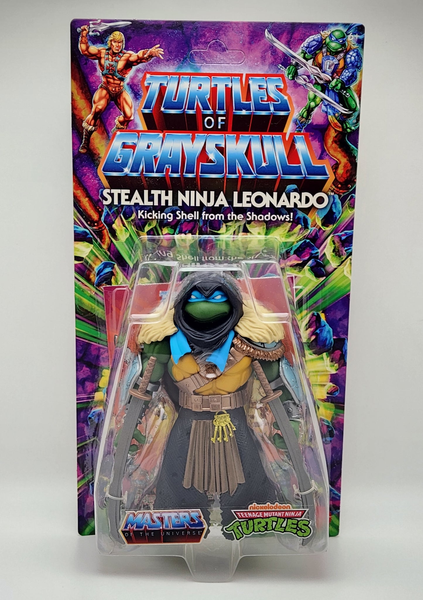 Teenage Mutant Ninja Turtles x Masters of the Universe- Turtles of Grayskull: Stealth Ninja Leonardo