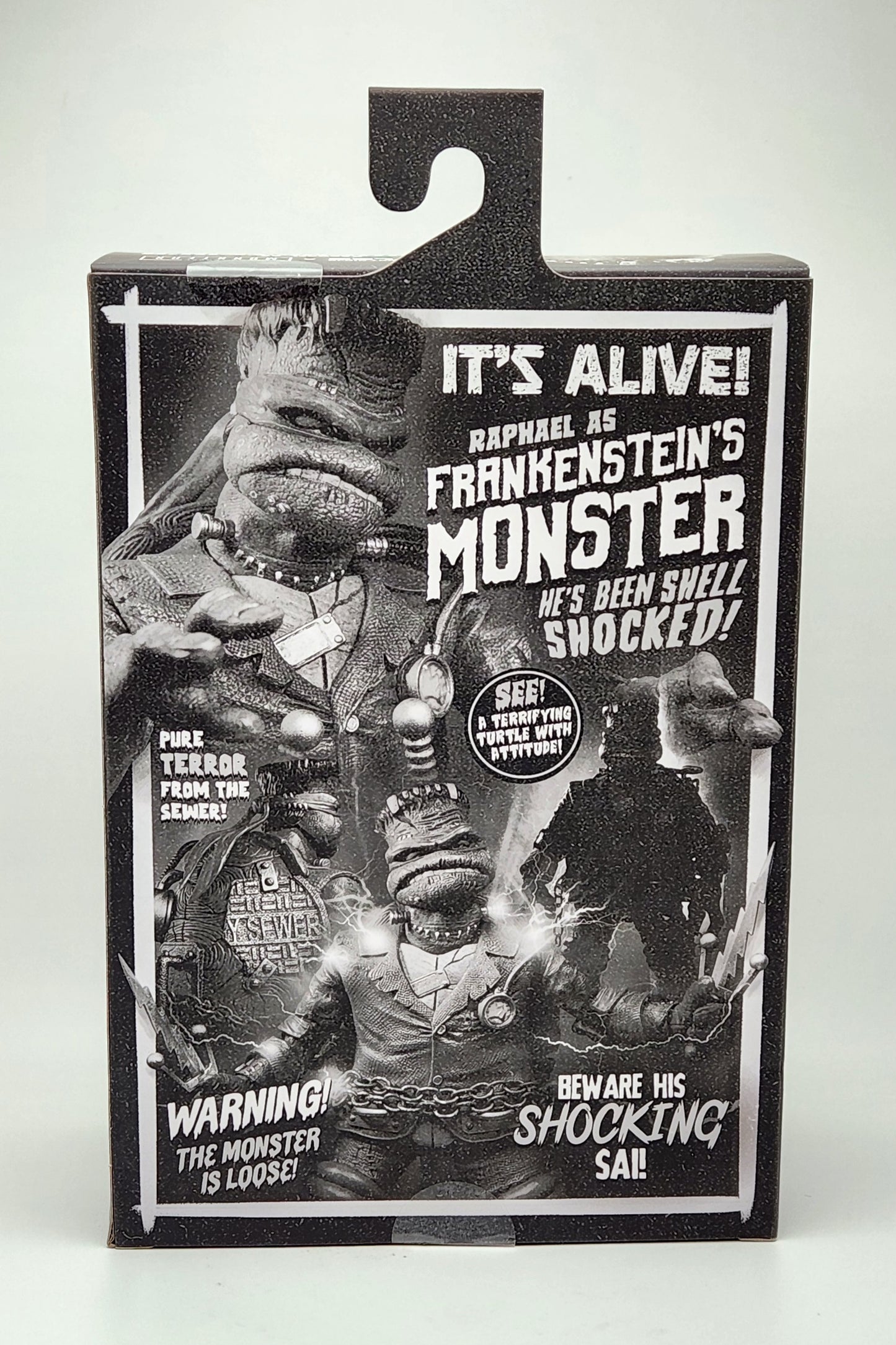 Teenage Mutant Ninja Turtles x Universal Monsters- Ultimate Raphael as Frankenstein's Monster (B&W Version) NECA
