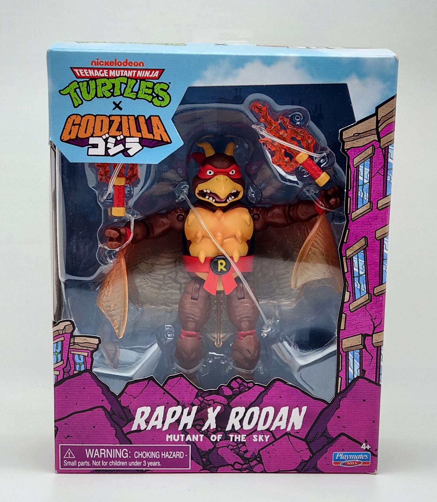 Teenage Mutant Ninja Turtles x Godzilla Mashup- Raph x Rodan