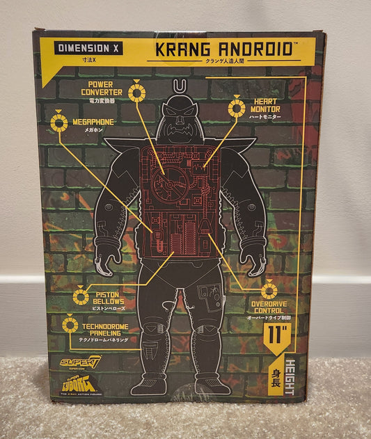 Super7- Teenage Mutant Ninja Turtles- Super Cyborg Krang Android (Clear Version)