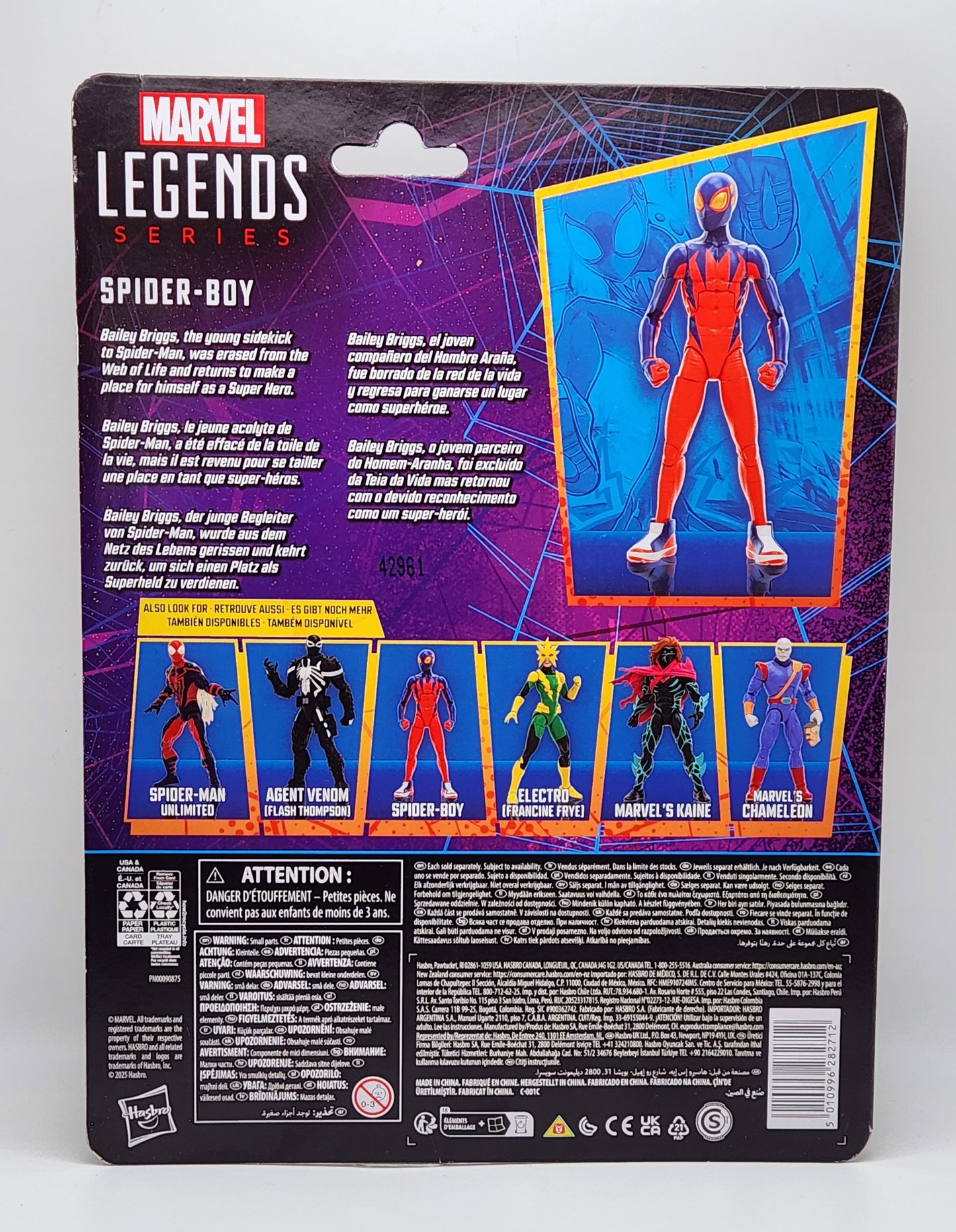 Marvel Legends Retro Collection Series- Across the Spider-Verse: Spider-Boy