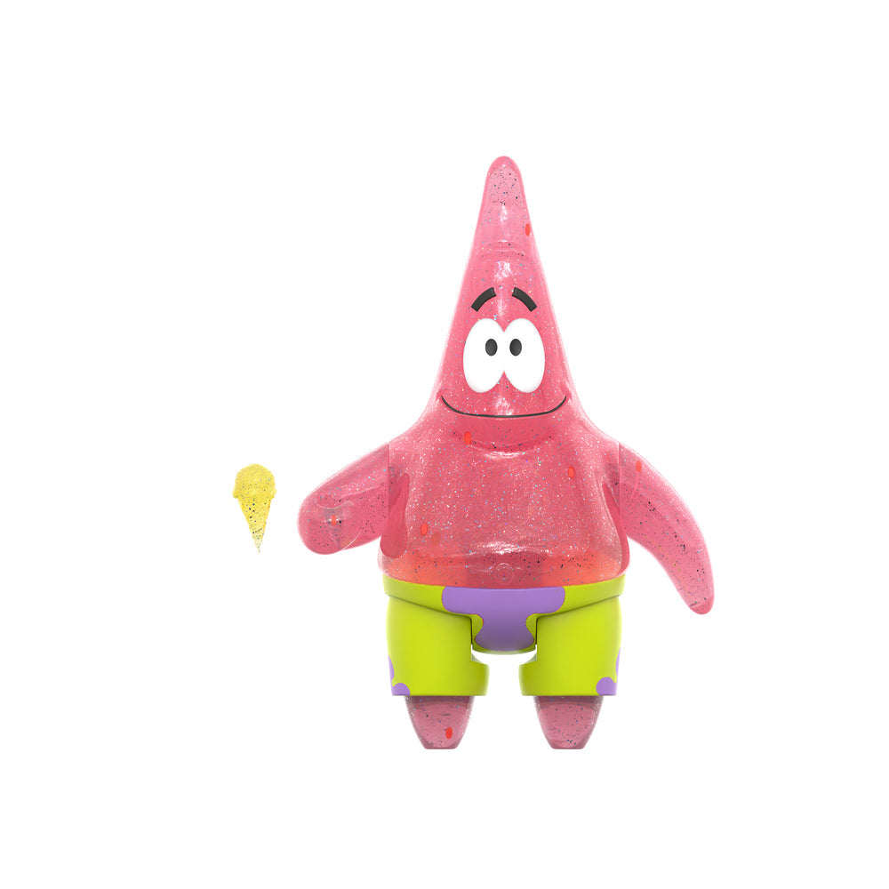 Super7 Reaction- Spongebob Squarepants- Spongebob & Patrick Glitter (2-pack)