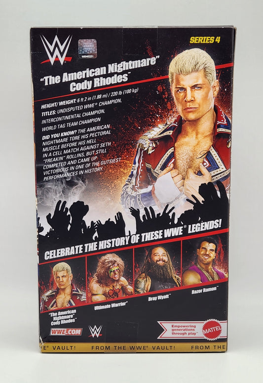 WWE Elite Collection Series- From The Vault Series 4- "The American Nightmare" Cody Rhodes (Bruised)