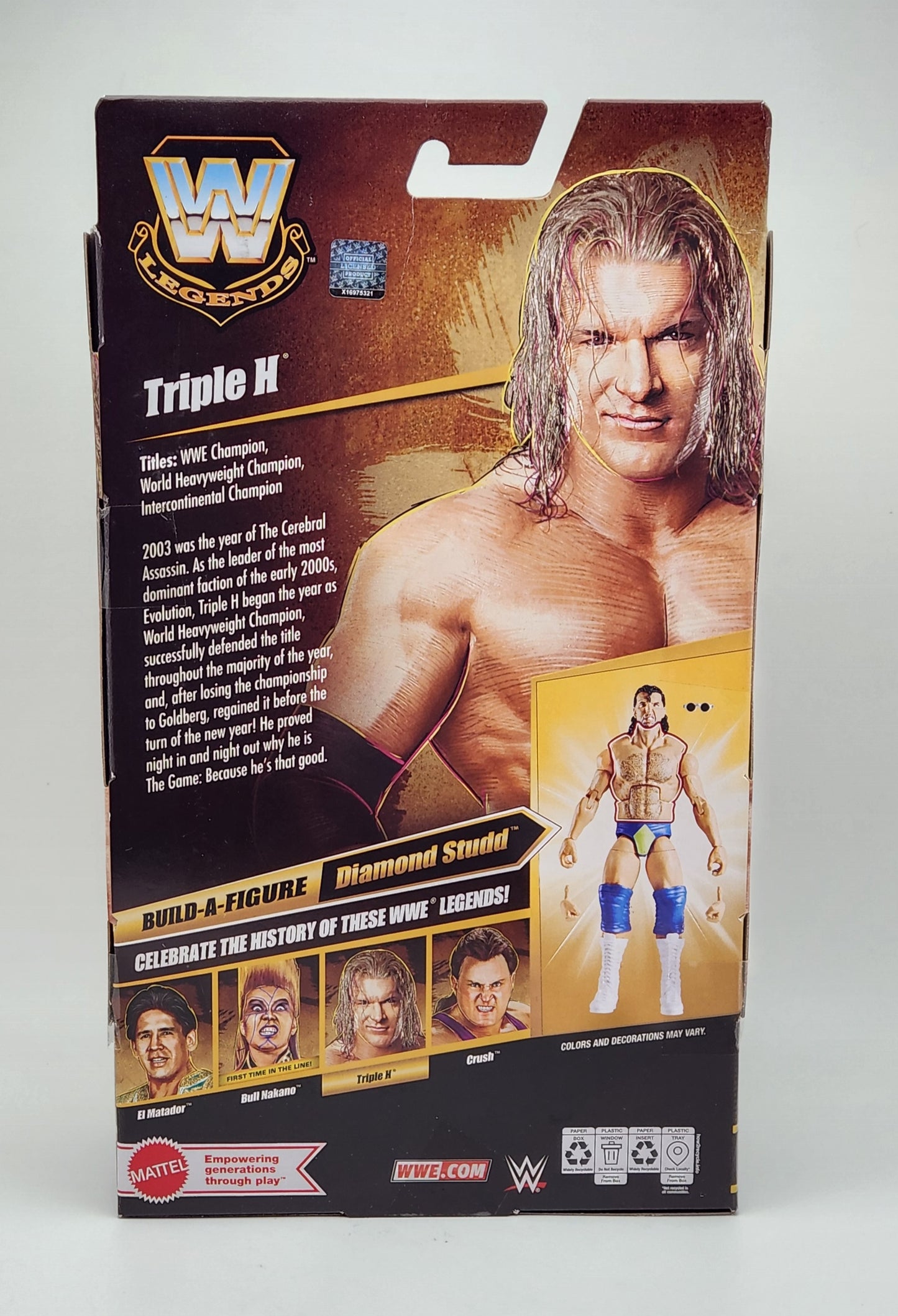 WWE Elite Collection Series- WWF Legends- Triple H