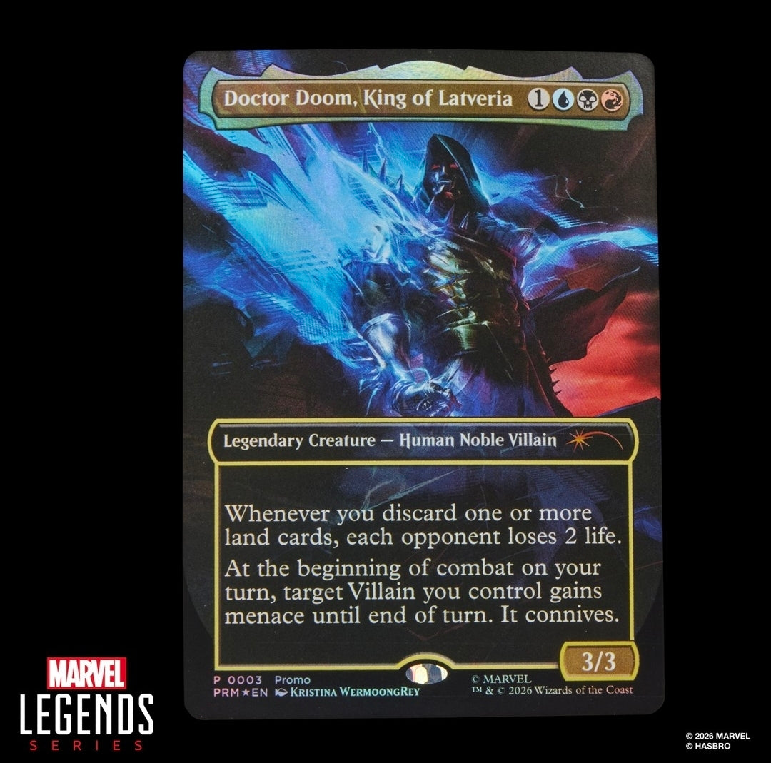 Marvel Legends Series Collection- Magic the Gathering- Doctor Doom 2099