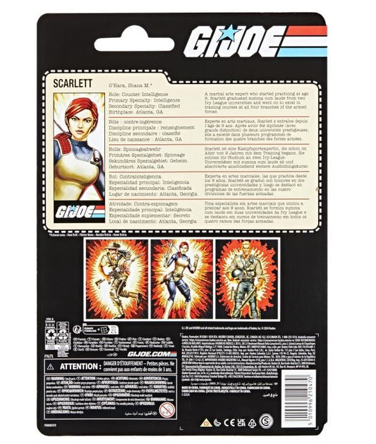 G.I. Joe Classified Series- Retro Cardback- Scarlett