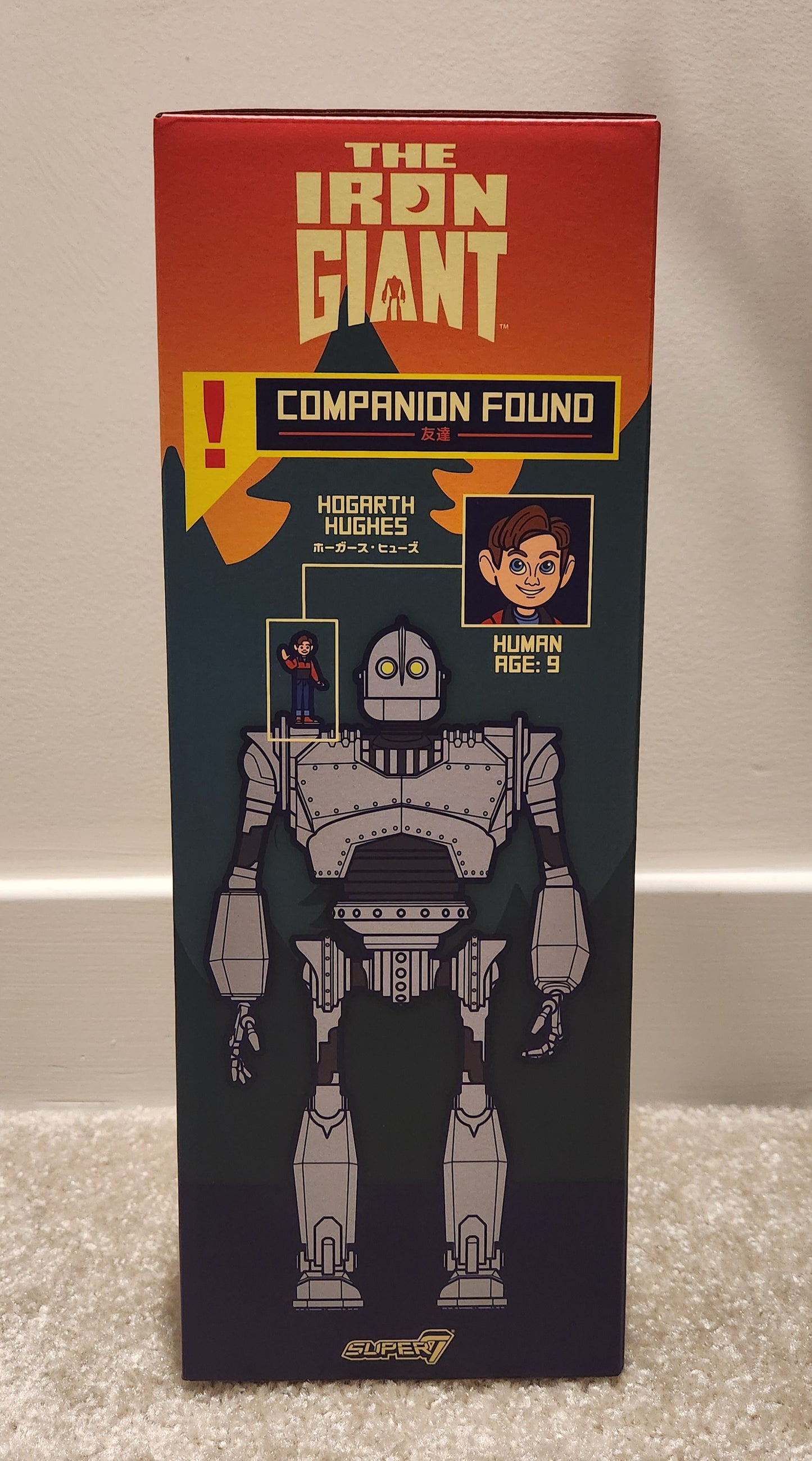 Super7- The Iron Giant- Super Cyborg Iron Giant (Clear Version)