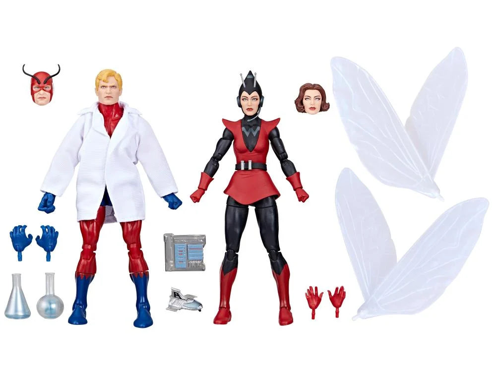 Marvel Legends Series- Avengers: Beyond Earth's Mightiest- Hank Pym (Giant Man) & Janet Van Dyne (Wasp) 2-pack