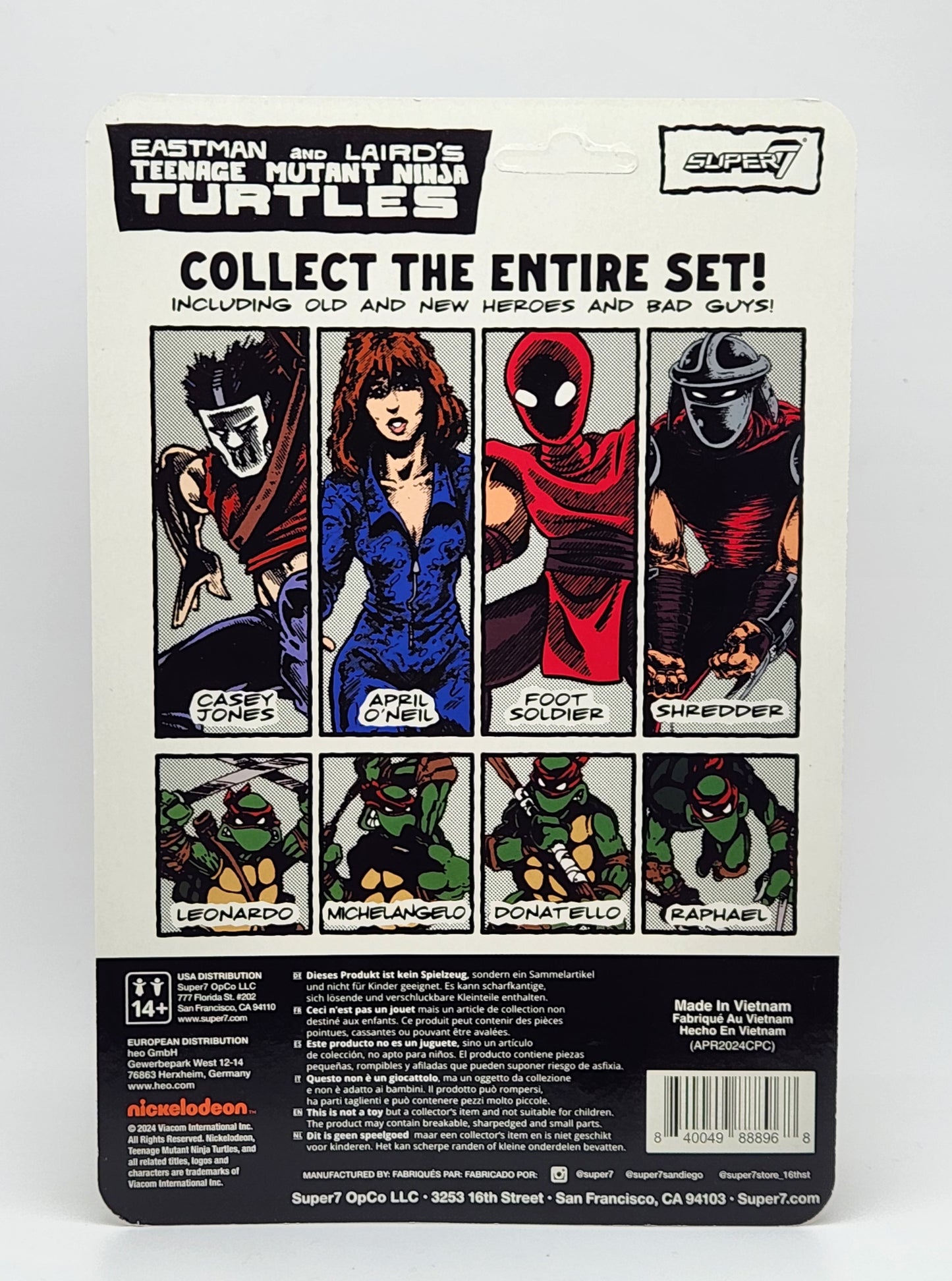 Super7 Reaction- Teenage Mutant Ninja Turtles- Foot Soldier