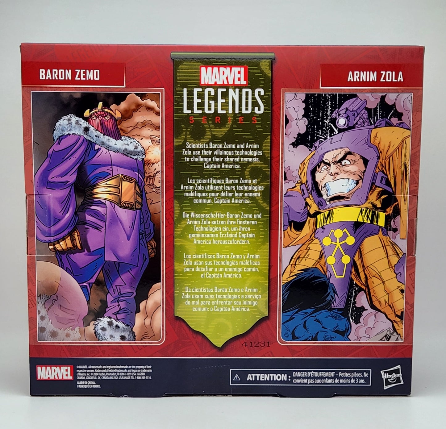 Marvel Legends Series Collection- Captain America: Baron Zemo & Arnim Zola (2-pack)