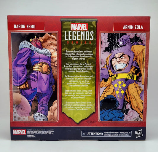 Marvel Legends Series Collection- Captain America: Baron Zemo & Arnim Zola (2-pack)