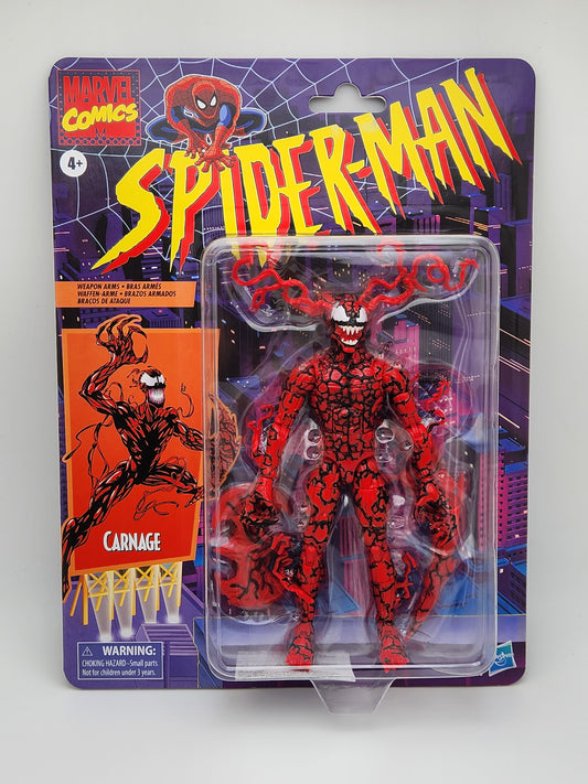 Marvel Legends Retro Collection Series- Spider-Man: Carnage
