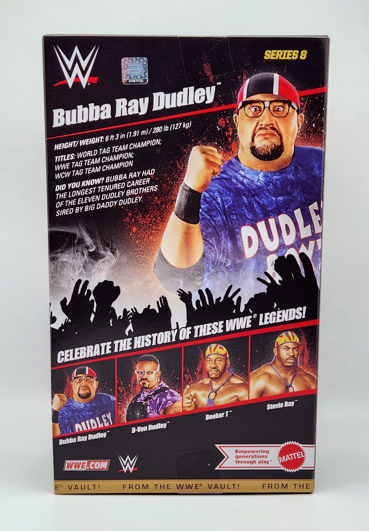 WWE Elite Collection Series- From The Vault Series 8- Bubba Ray Dudley