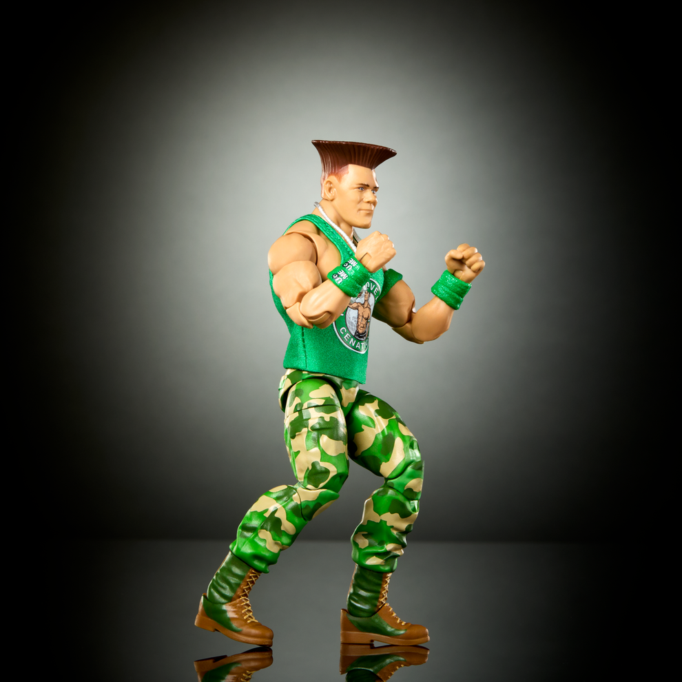 WWE x Street Fighter Elite Collection Series- John Cena as Guile