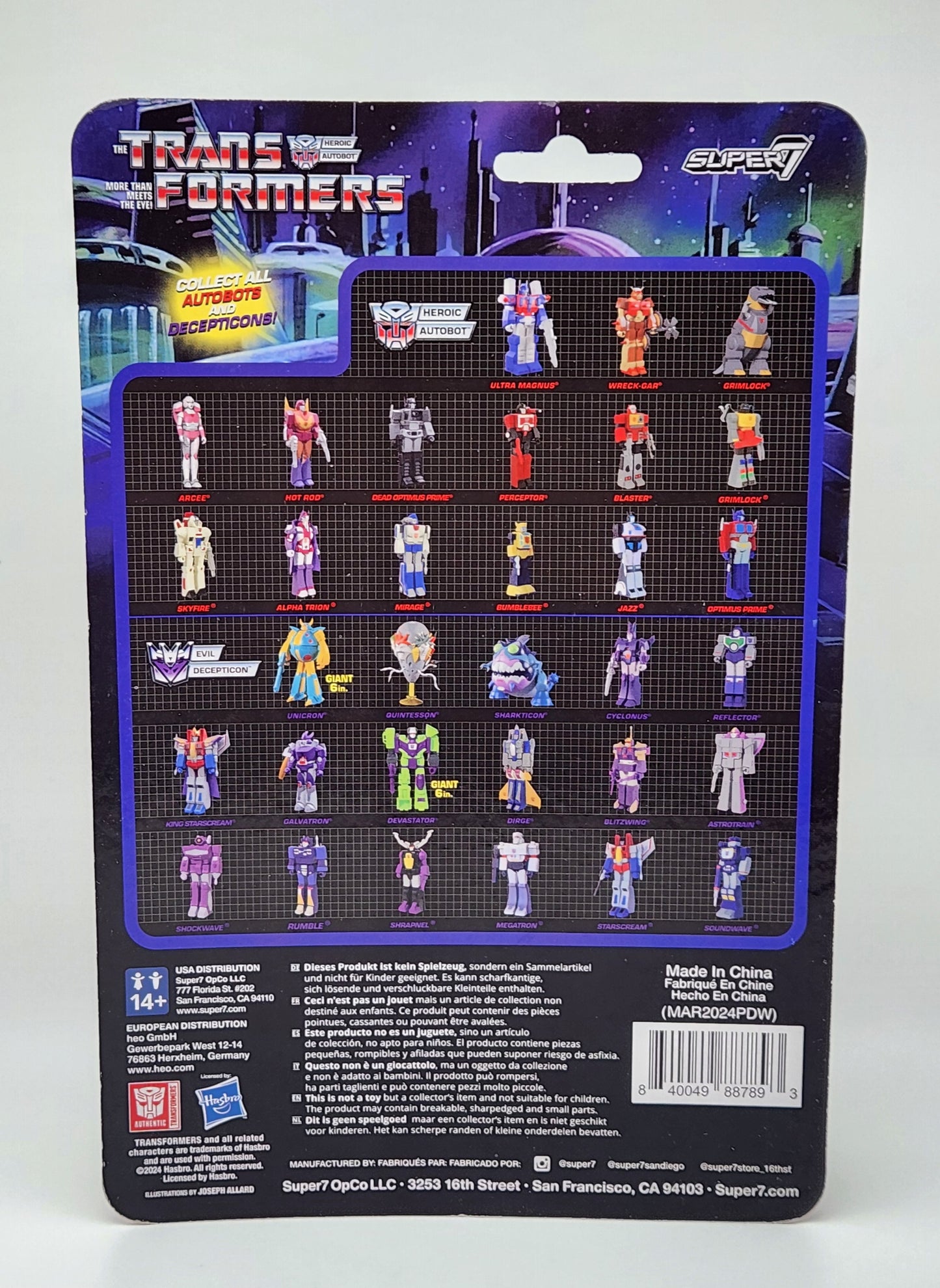 Super7 Reaction- Transformers- Optimus Prime (Nucleon Quest Special Mission)