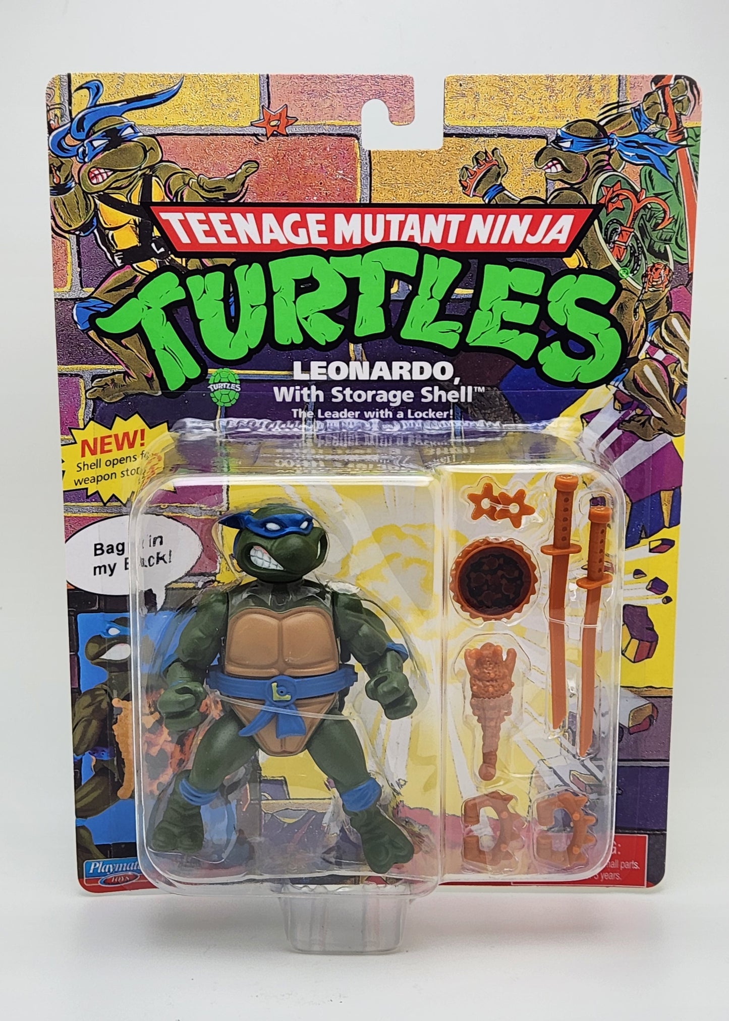Teenage Mutant Ninja Turtles- Leonardo with Storage Shell