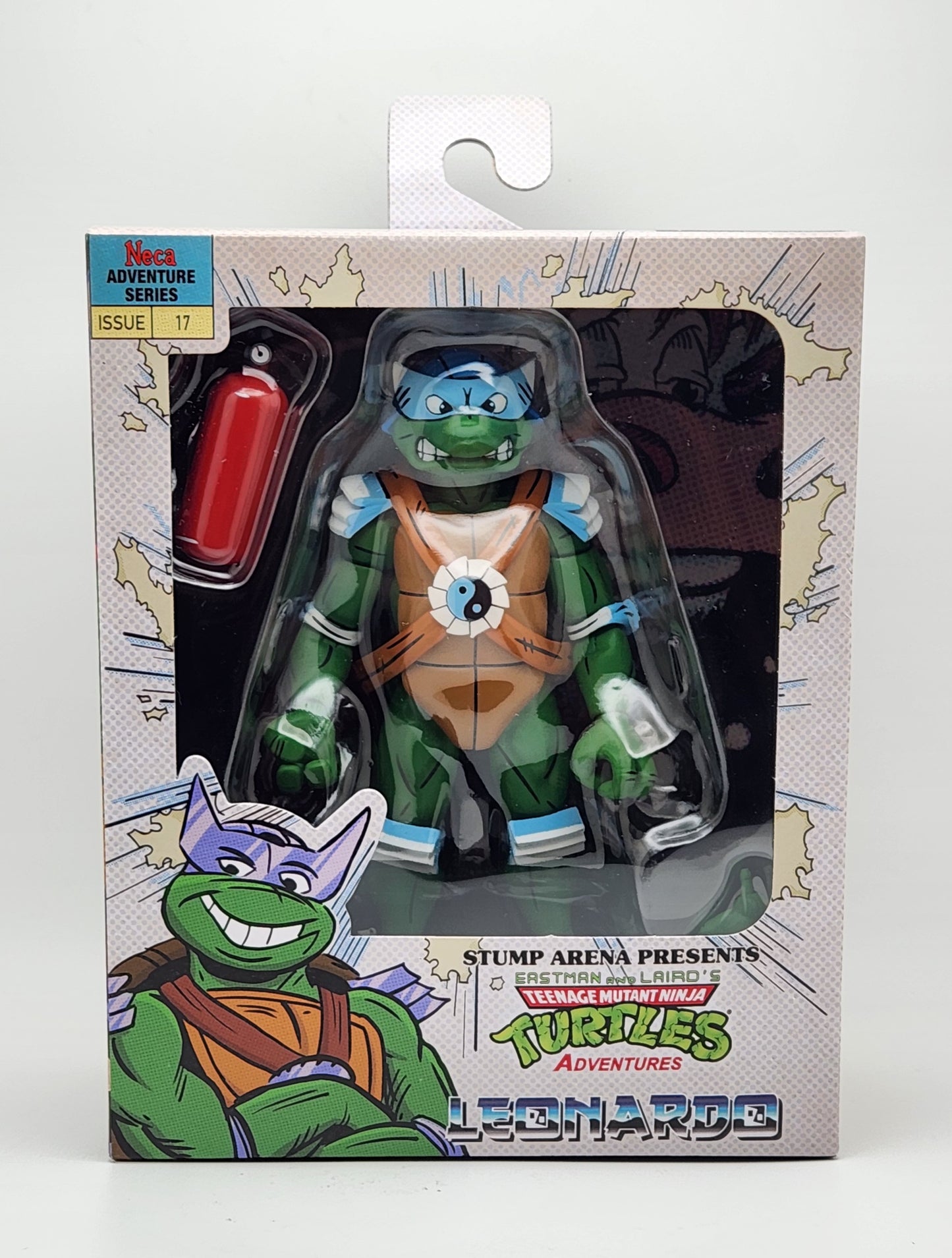Teenage Mutant Ninja Turtles- Stump Arena Wrestling Leonardo (NECA): Eastman and Laird's