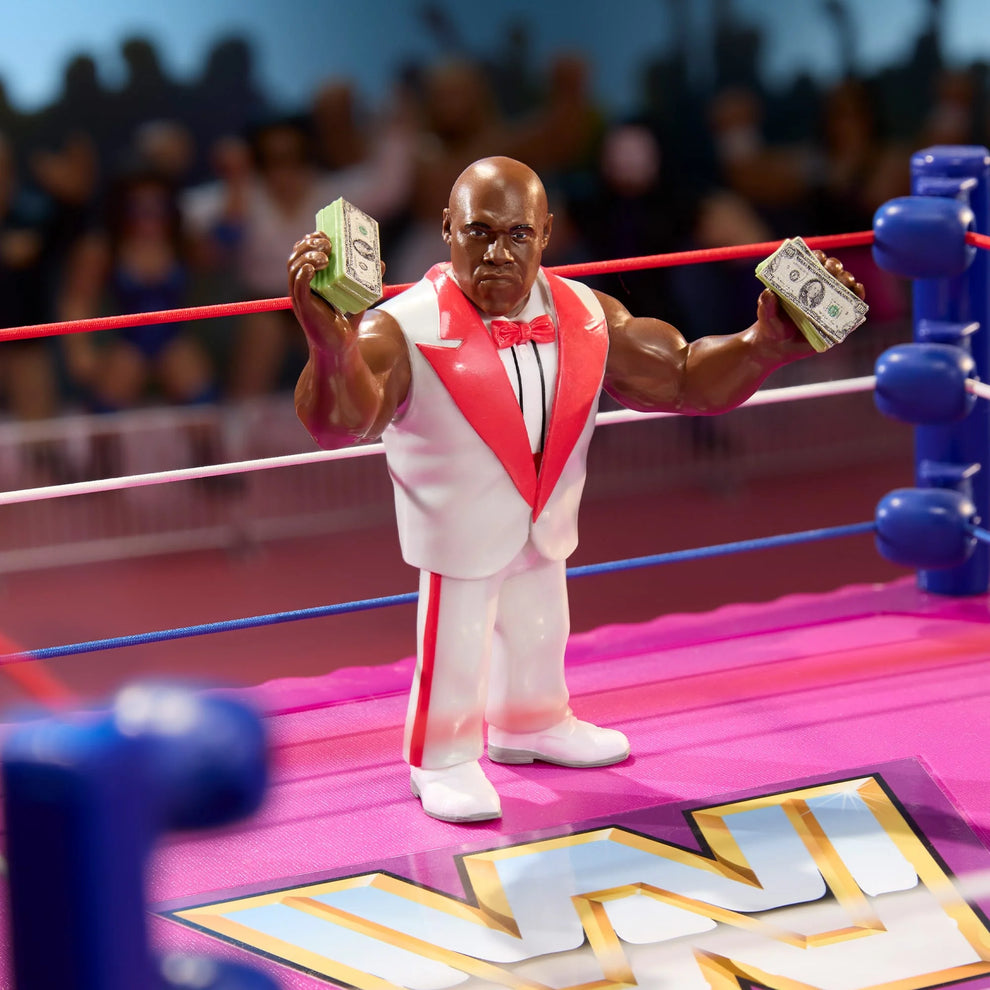 WWE Retro Superstars- Series 18- Ultimate Warrior, Virgil, Bobby "The Brain Heenan, King Harley Race (4-pack)