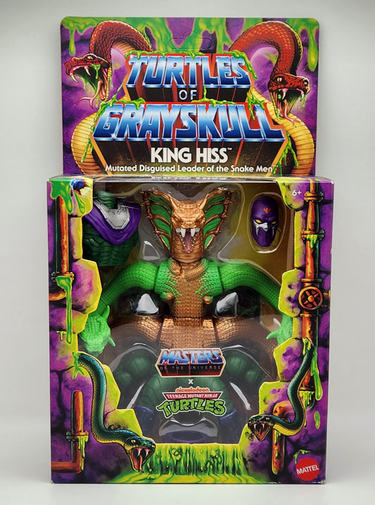Teenage Mutant Ninja Turtles x Masters of the Universe- Turtles of Grayskull: King Hiss (Deluxe)