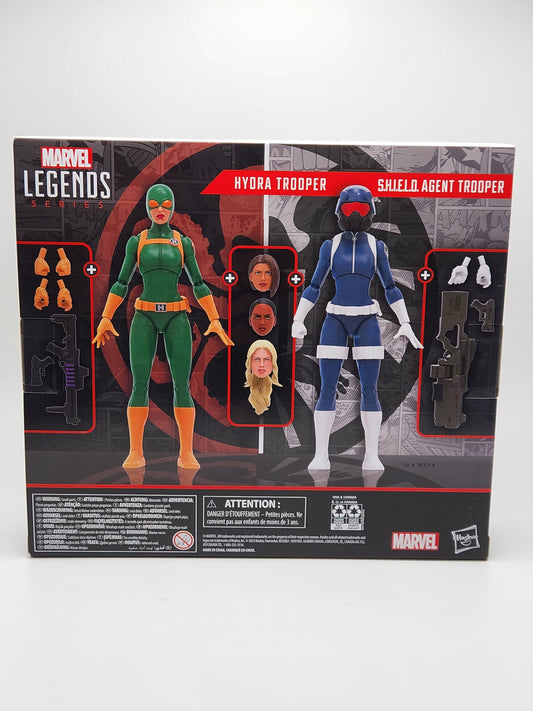 Marvel Legends Series Collection- Marvel's S.H.I.E.L.D.- Agent Trooper & Hydra Trooper (2-pack)