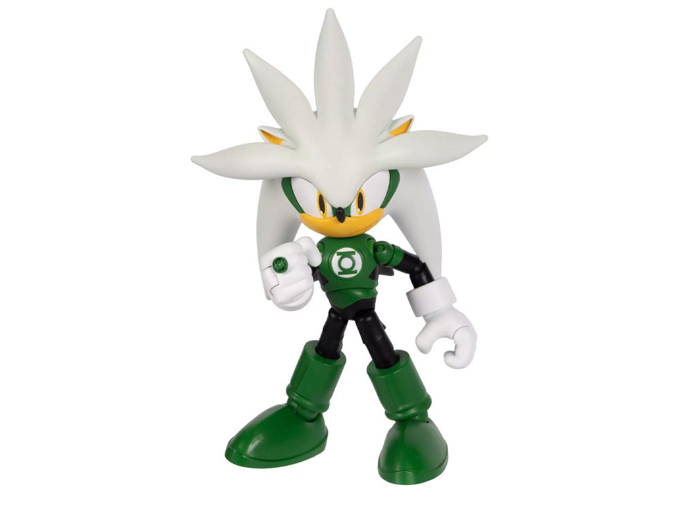 DC X Sonic the Hedgehog- Silver as Green Lantern (Jakks Pacific)