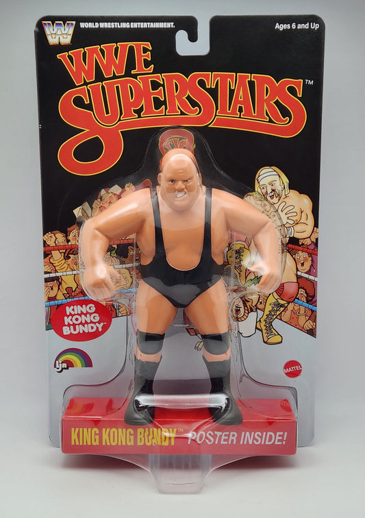 WWE  LJN Superstars- King Kong Bundy (1980's Retro) Black Card Chase Variant