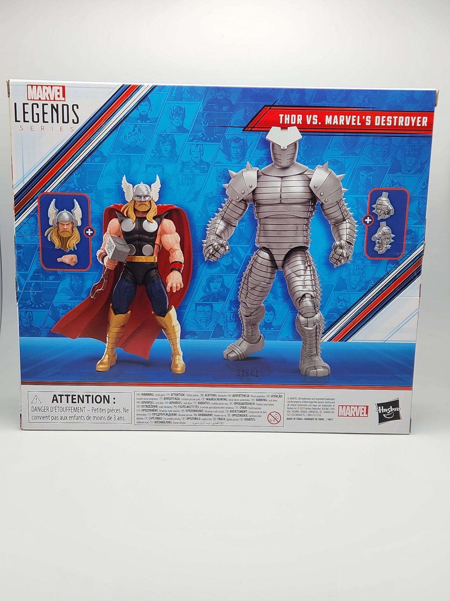 Marvel Legends Series Collection- Marvel Avengers: Thor vs Marvel's Destroyer (2-pack)