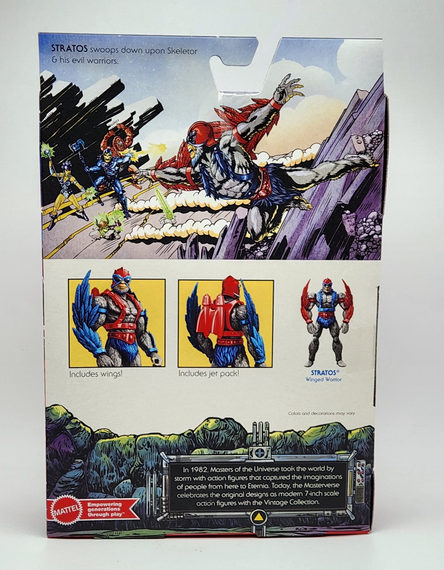 Masters of the Universe- Vintage Collection- Stratos (Winged Warrior)