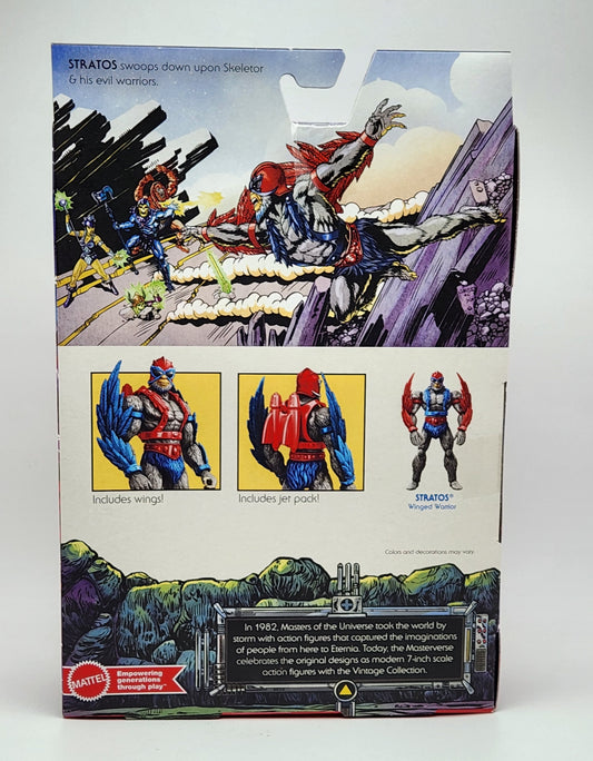 Masters of the Universe- Vintage Collection- Stratos (Winged Warrior)